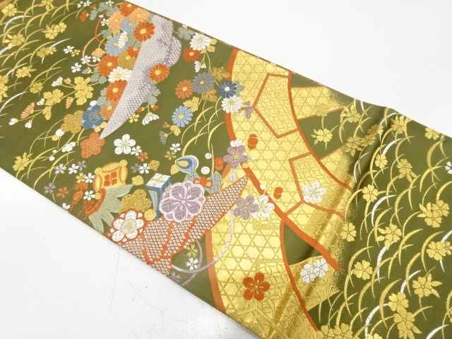 JAPANESE FUKURO OBI / WOVEN TREASURES